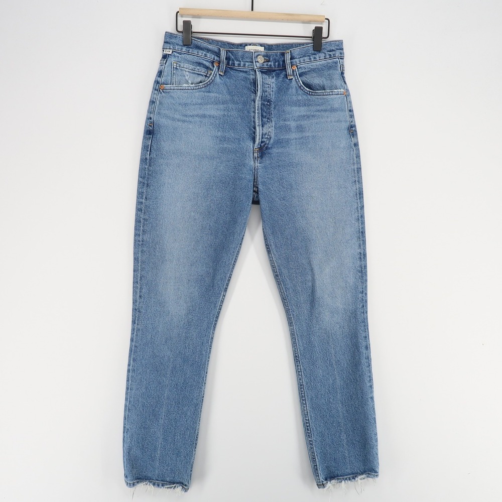 Citizens Of Humanity Light Blue Straight Leg Jeans